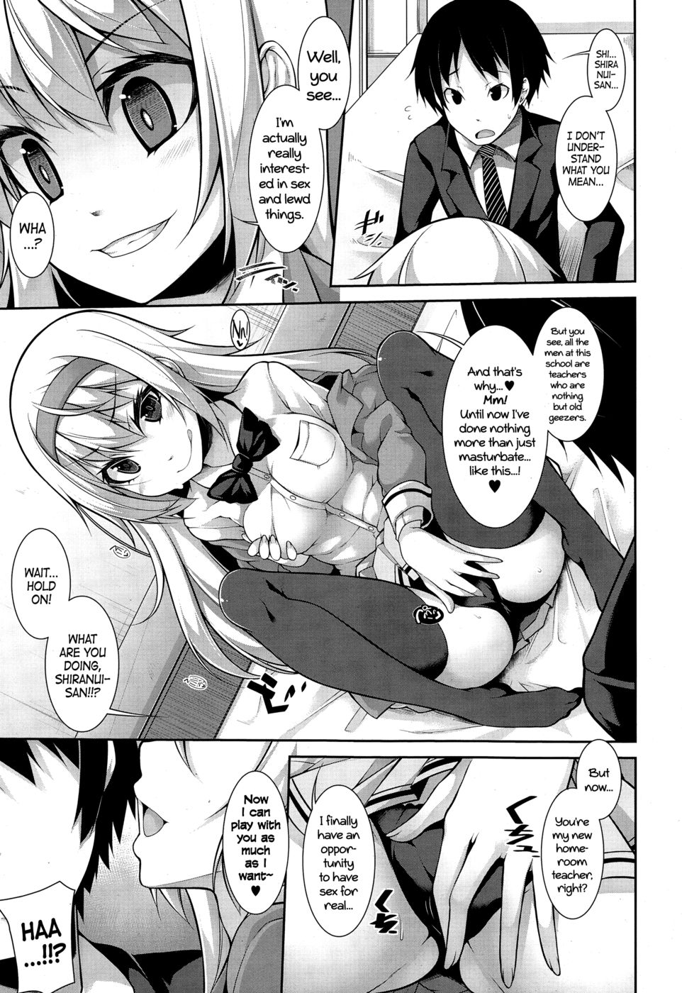 Hentai Manga Comic-Clever? Solution-Chapter 1-9